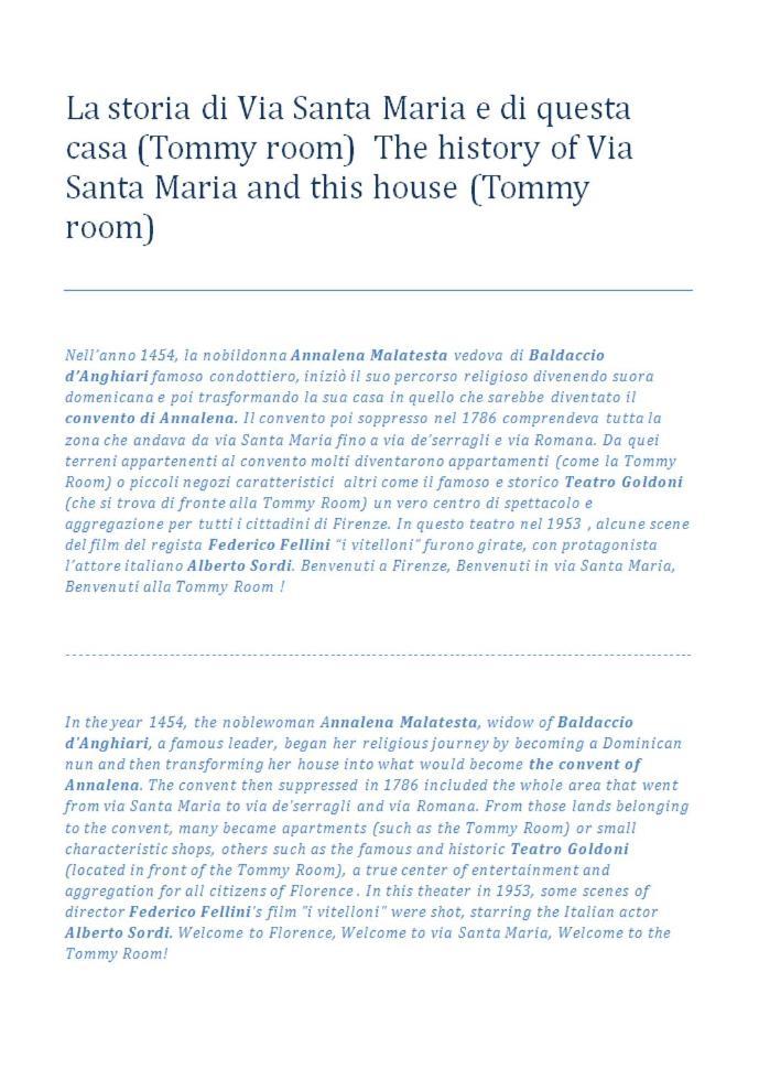 Tommyroom Florenz Exterior foto